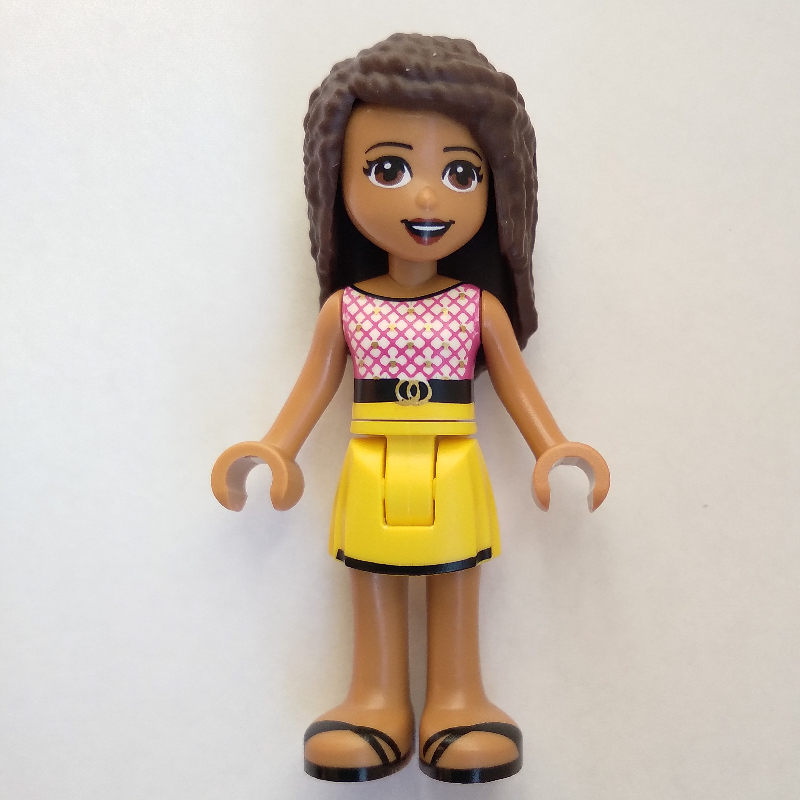 LEGO Andrea - Magenta and White Top, Yellow Skirt (fig-012347)