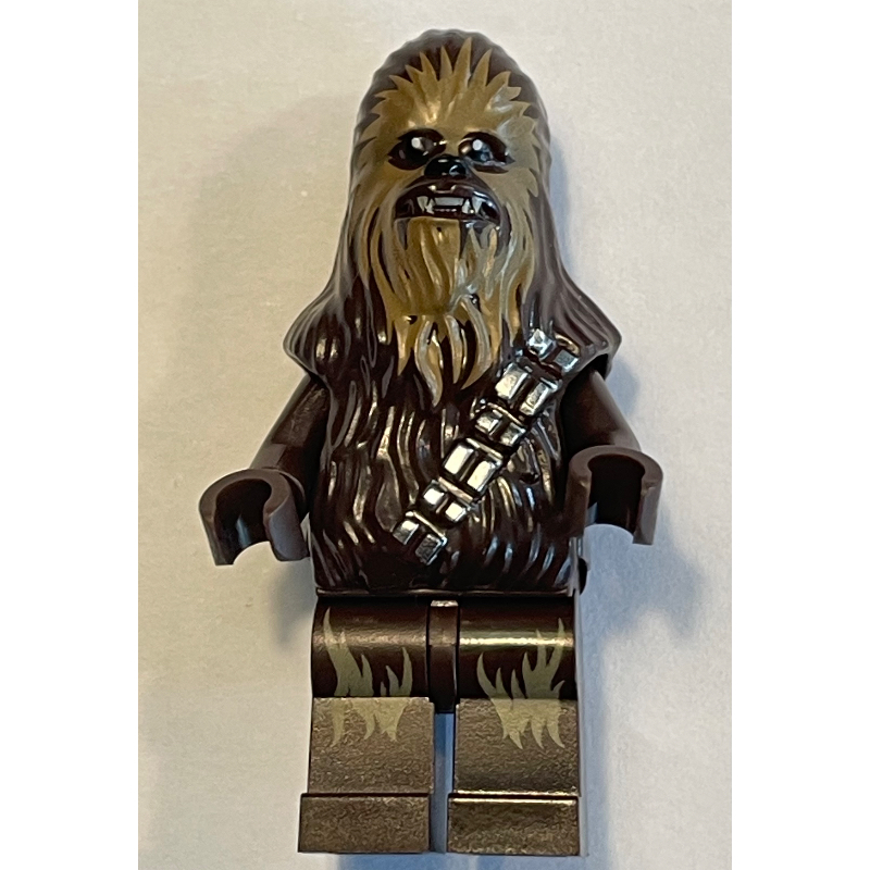 LEGO Chewbacca, Dark Brown - Long Lines on Legs on Outside (fig-012375)