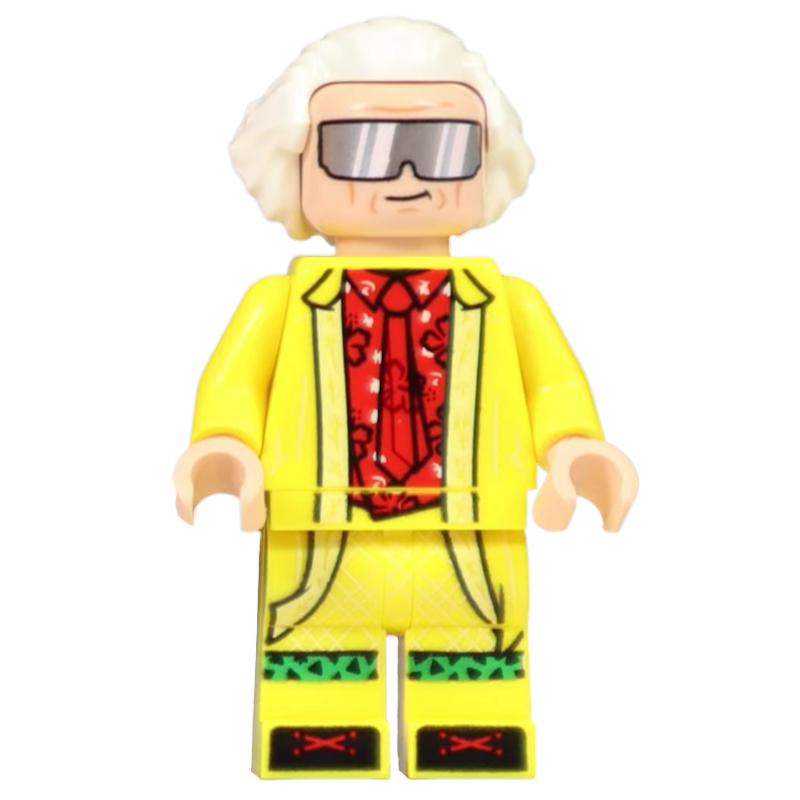 LEGO Doc Brown - Yellow Suit (fig-012414)