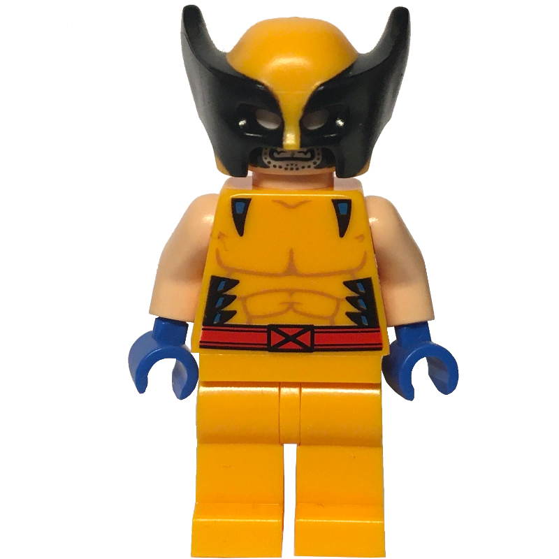 LEGO Wolverine, Mask, Blue Hands (fig-012415)
