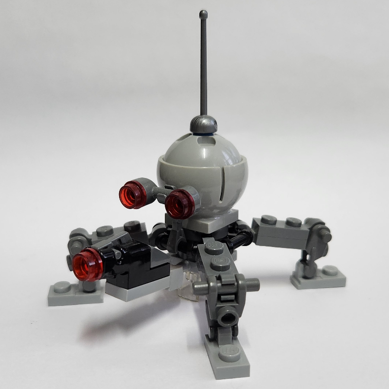 LEGO Dwarf Spider Droid, Light Bluish Gray Dome (fig-012480)