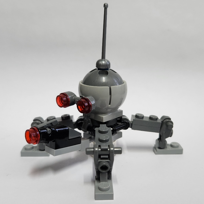 LEGO Dwarf Spider Droid, Dark Bluish Gray Dome, Shooter Cannon (fig-012481)