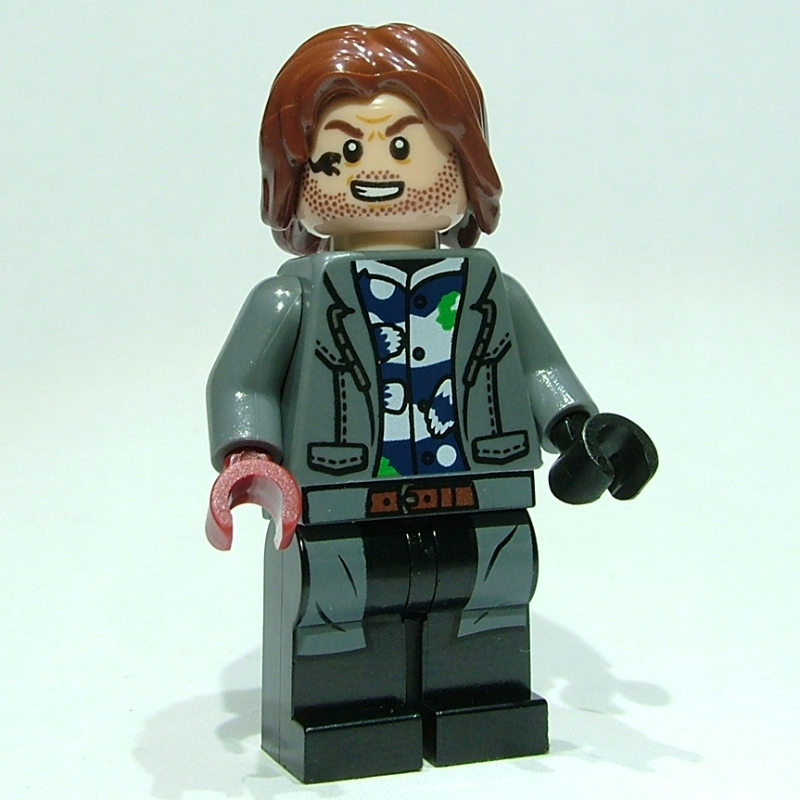 LEGO Rainn DeLaCourt - Dark Bluish Gray Jacket, White Shirt (fig-012490)