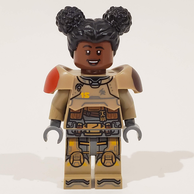 LEGO Izzy Hawthorne - Dark Tan Suit, Hair (fig-012562)