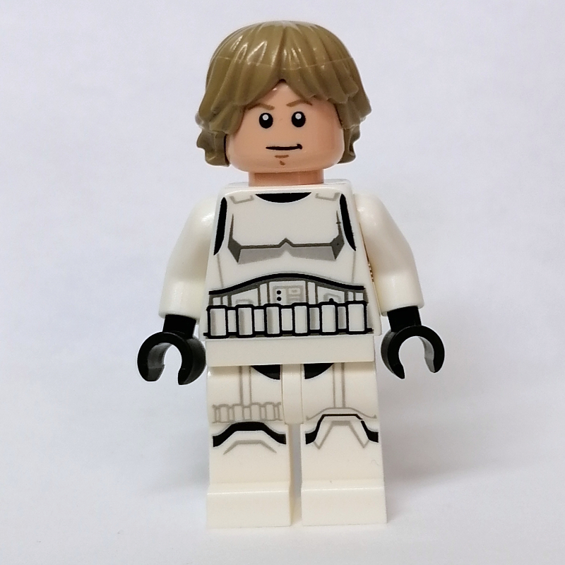 LEGO Luke Skywalker, Stromtrooper Disguise, Dark Tan Hair (fig-012568)