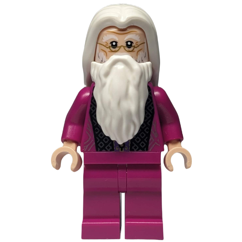 LEGO Albus Dumbledore, Magenta Robes with Legs (fig-012611)