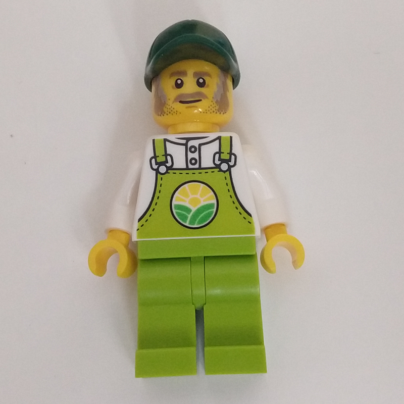 LEGO Horace, Lime Overalls (fig-012617)