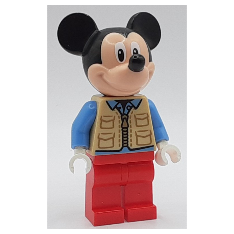 LEGO Mickey Mouse, Tan Vest, Red Legs (fig-012628)
