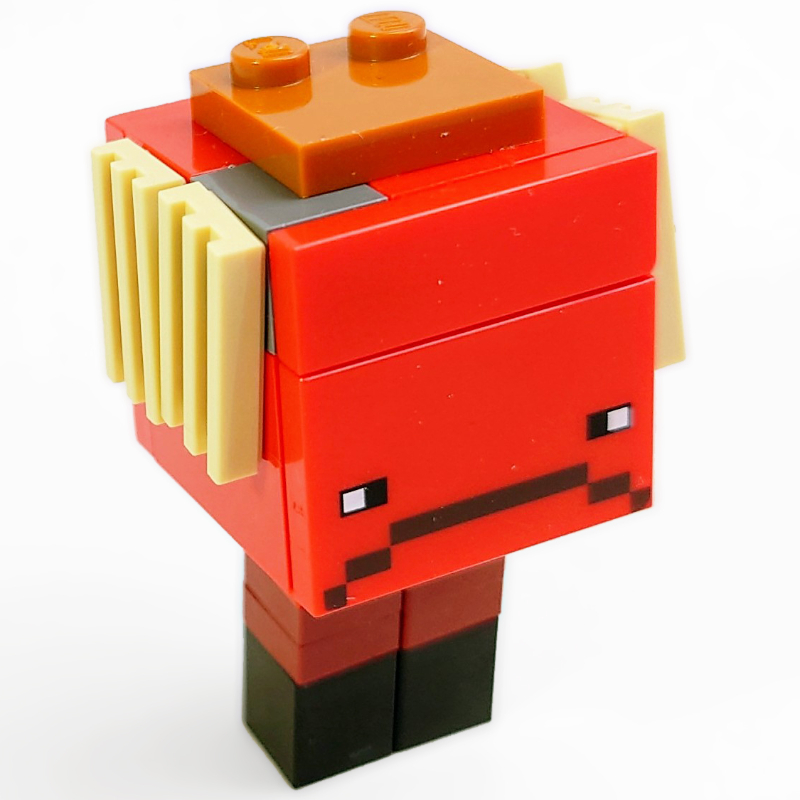 LEGO Strider, Black Jumper Plates, Red 1x3 Plate (fig-012652)