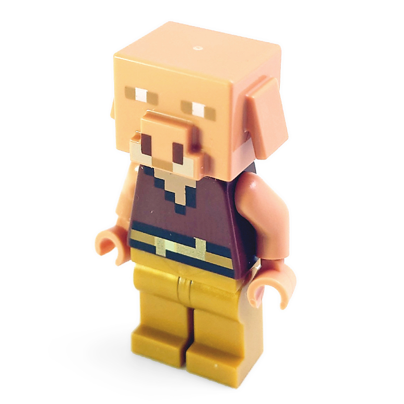 LEGO Piglin, Pearl Gold Legs (fig-012654)