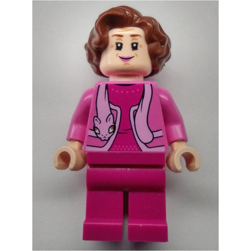 LEGO Professor Dolores Umbridge, Magenta Dress, Plain Legs (fig-012691)