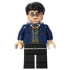 Harry Potter, Open Dark Blue Jacket over Gryffindor Sweater