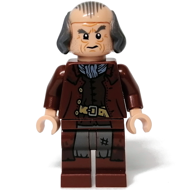 LEGO Argus Filch, Bald on Top, Reddish Brown Outfit (fig-012705)