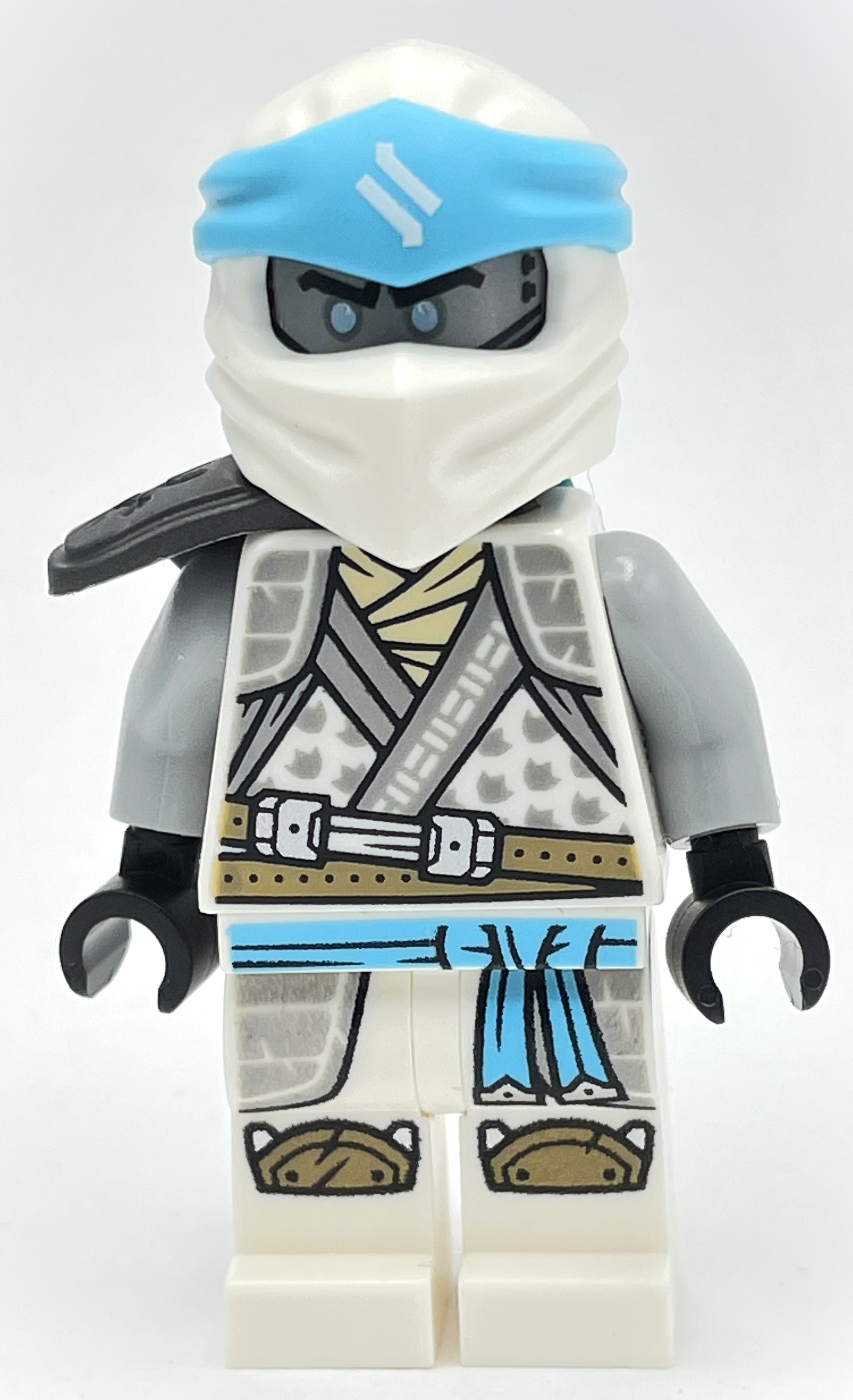 LEGO Zane, Crystalized Robes, Pearl Dark Gray Shoulder Guard (fig-012732)