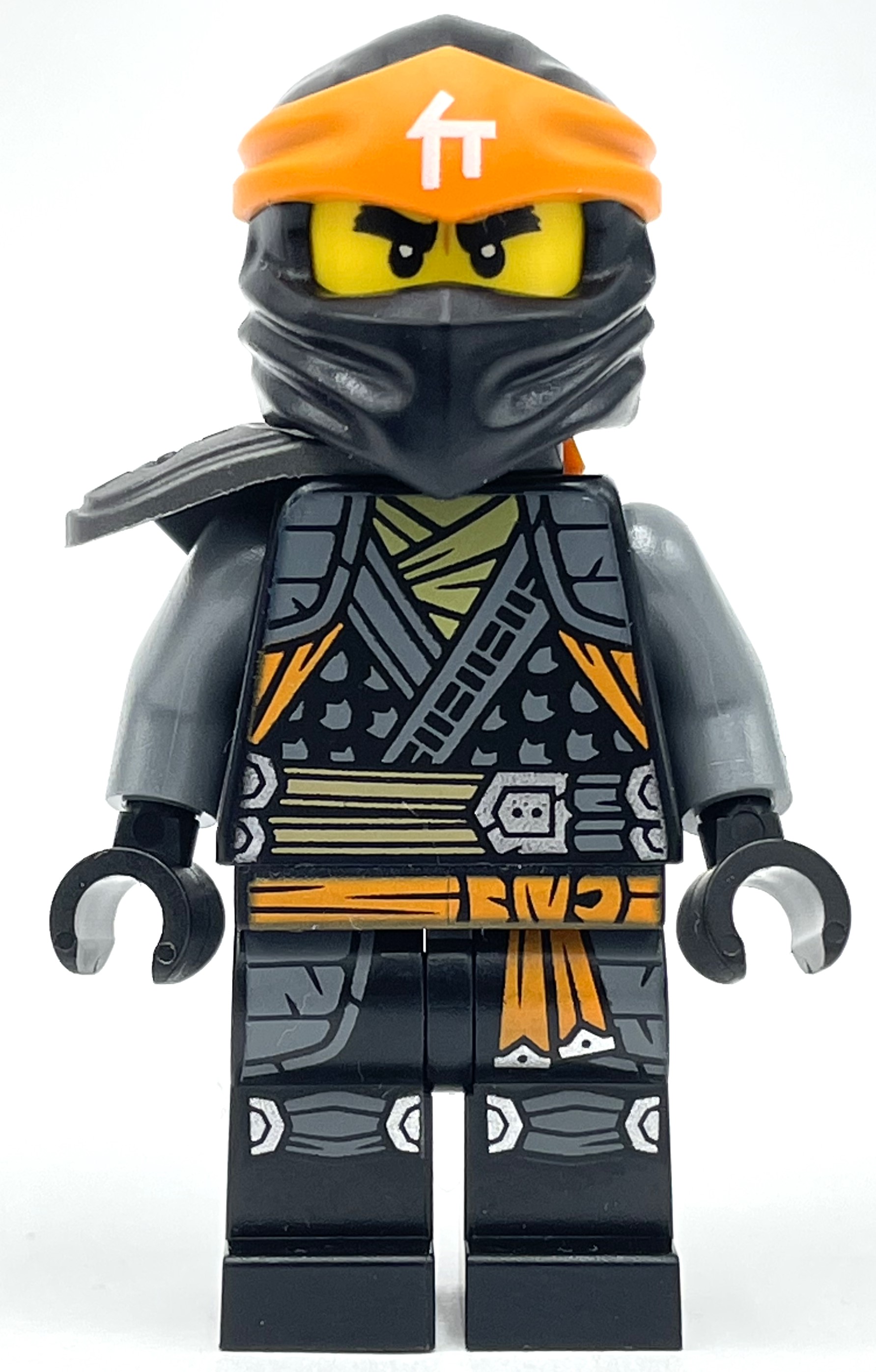 LEGO Cole, Crystalized Robes, Pearl Dark Gray Shoulder Guard (fig-012735)