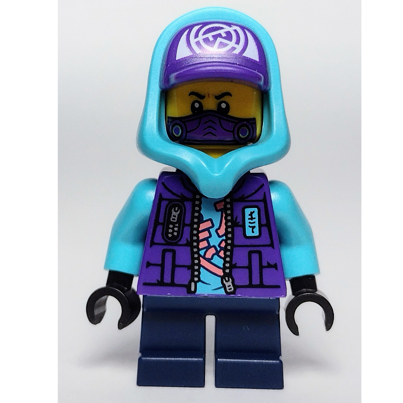 LEGO Lil' Nelson, Medium Azure Hood (fig-012742)