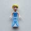 Cinderella - Bright Light Blue Dress, White Under-Dress, White Hands