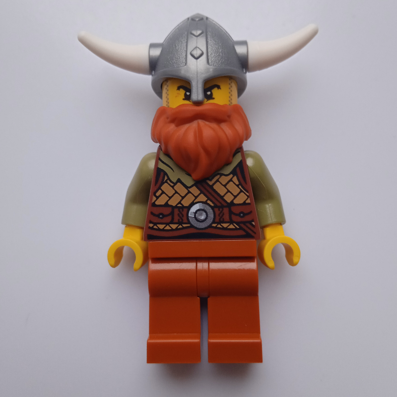 LEGO Viking, Dark Orange Beard (fig-012754)