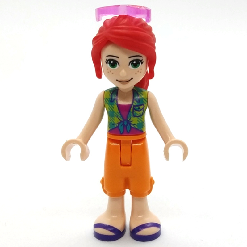 LEGO Mia - Green Shirt, Orange Pants, Sunglasses (fig-012787)
