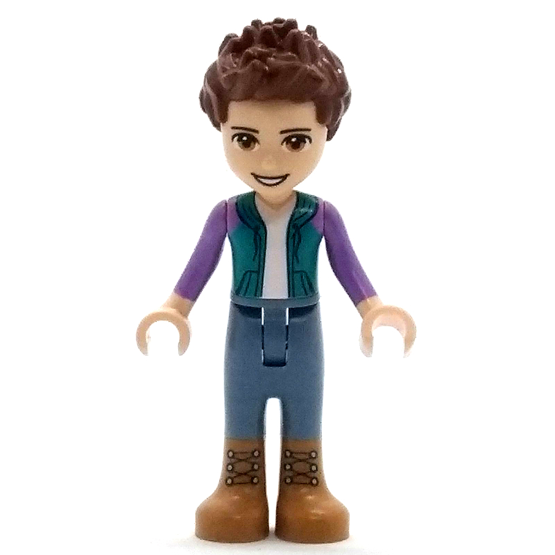 LEGO Ethan - Dark Turquoise Shirt, Sand Blue Pants, Reddish Brown Hair (fig-012796)