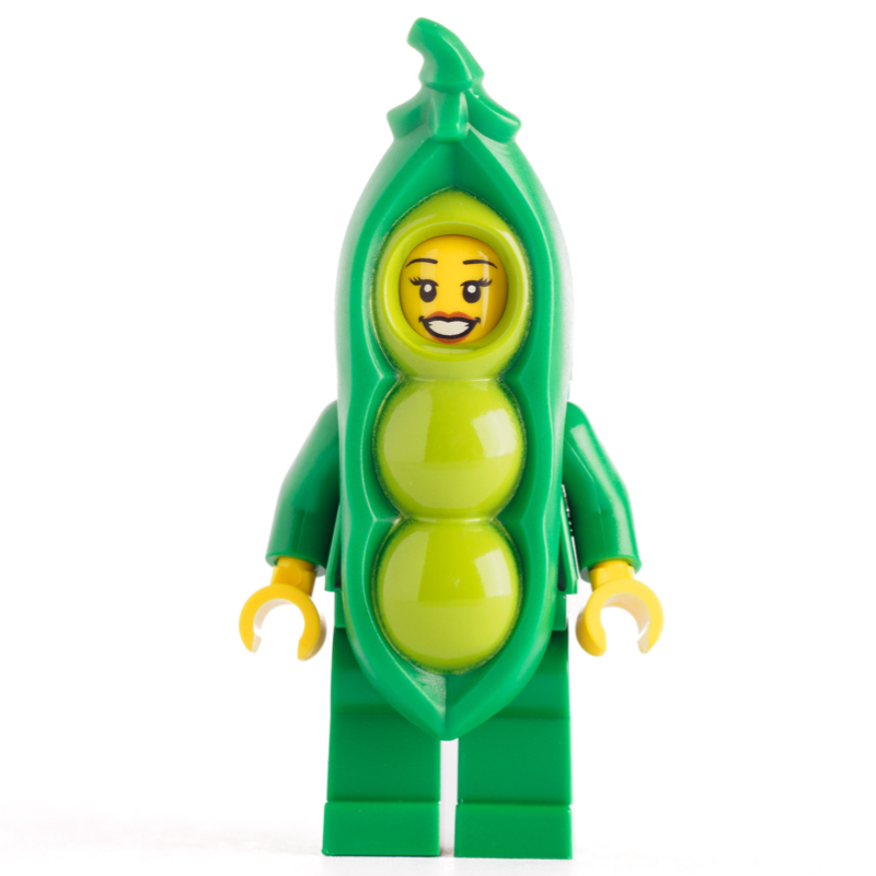 LEGO Peapod Costume Girl, Green Legs (fig-012800)