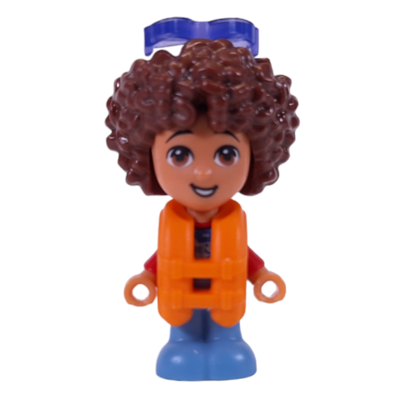 LEGO Santiago - Reddish Brown Hair, Life Vest (fig-012822)