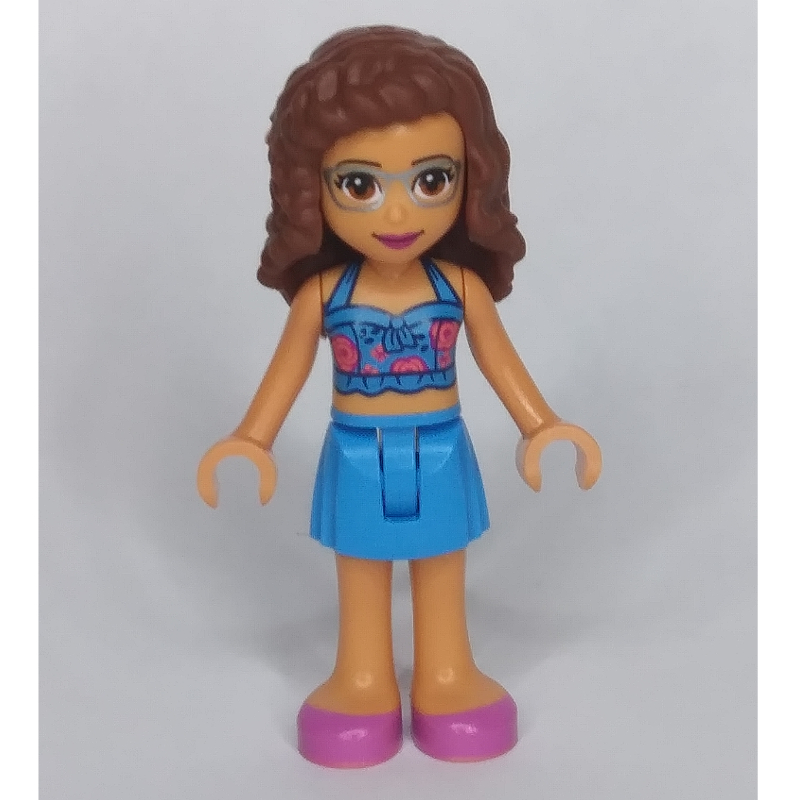 LEGO Olivia - Dark Azure Top, Dark Azure Skirt (fig-012824)