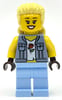 Sand Blue Torso, Bright Light Blue Legs, Bright Light Yellow Hair
