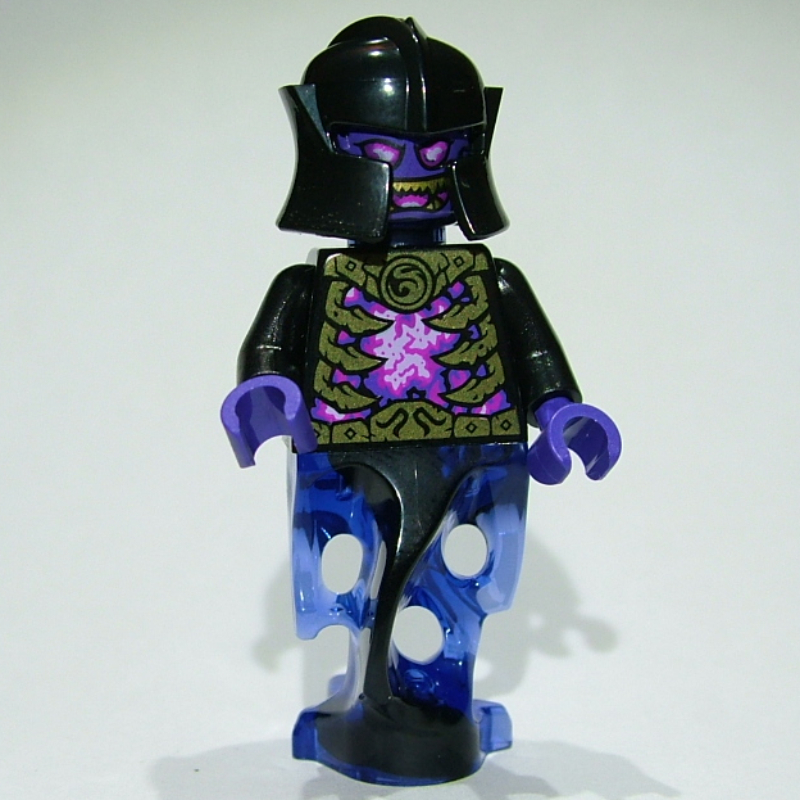 LEGO Overlord - Trans-Purple Head, Black Torso (fig-012853)