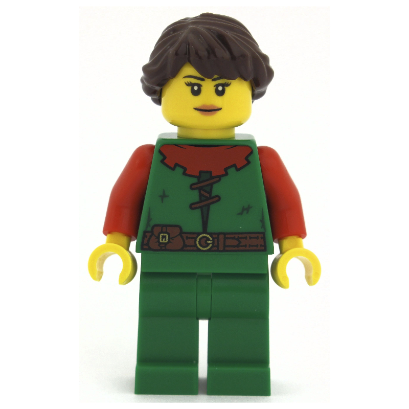 LEGO Forestwoman, Reddish Brown Hair (2022) (fig-012856)