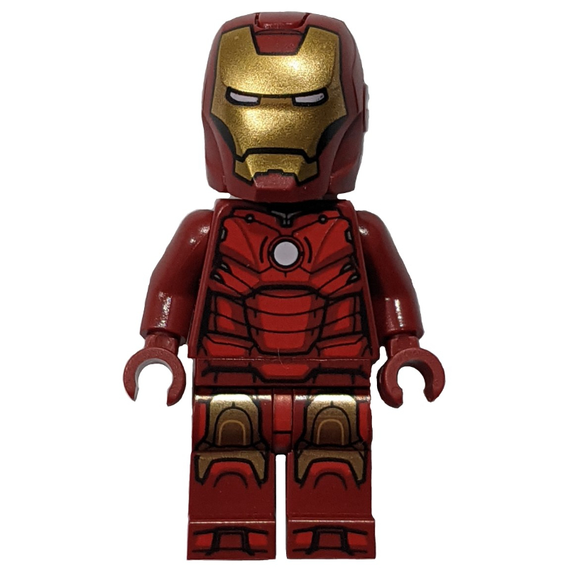 LEGO Iron Man Mark 3 Armor, Trans-Light Blue Head (fig-012862)