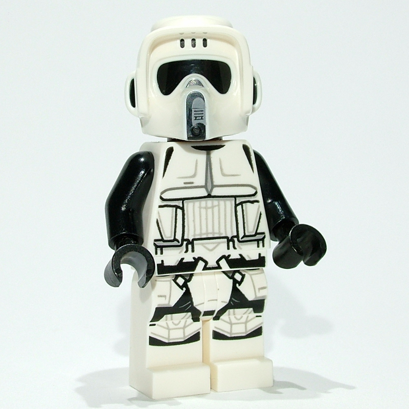 LEGO Scout Trooper - Reddish Brown Head (fig-012952)