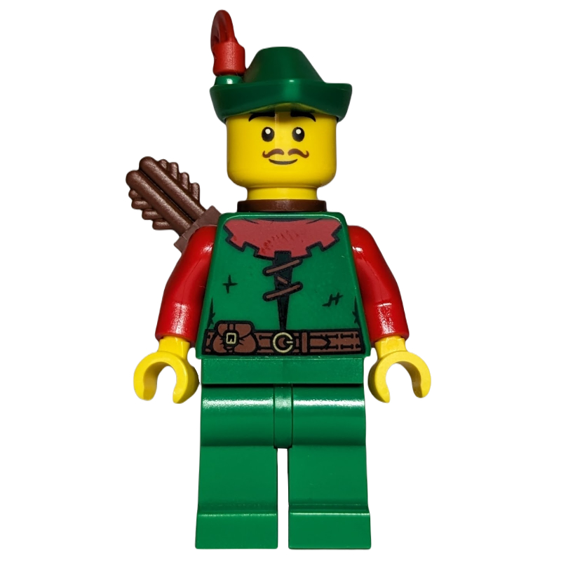 LEGO Forestman, Quiver, Thin Moustache (fig-012979)