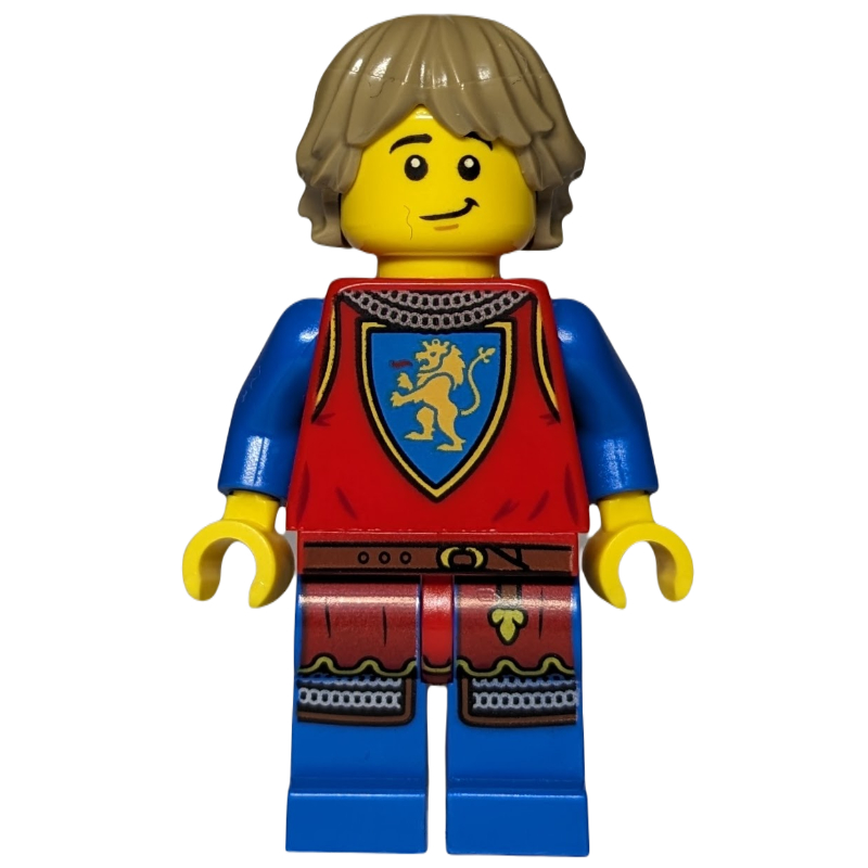 LEGO Knight, Dark Tan Hair (fig-012985)
