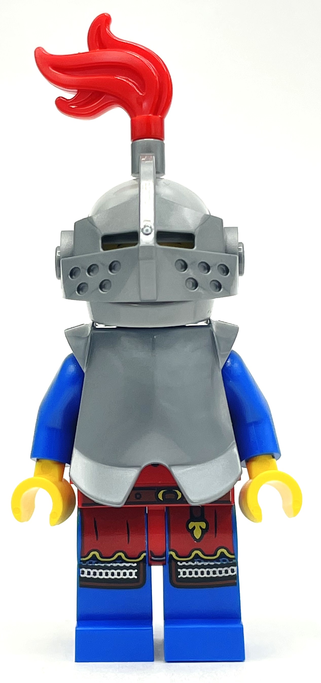 LEGO Knight, Woman, Chestplate, Helmet with Grille and Red Plume (fig-012994)