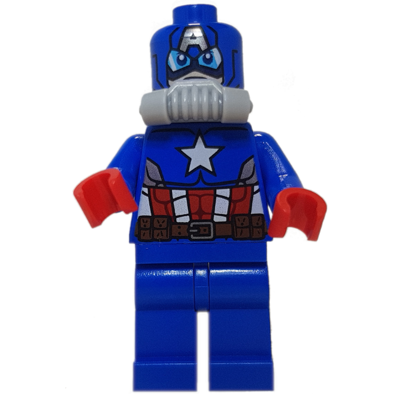 LEGO Captain America in Scuba Suit with Printed Mask (fig-013024)