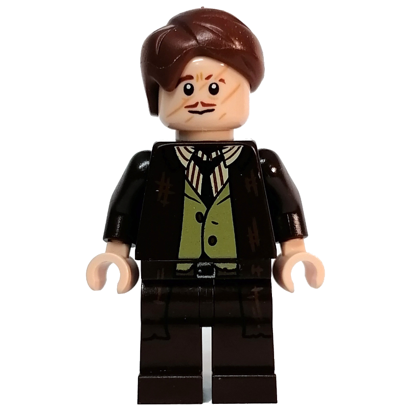 LEGO Remus Lupin, Dark Brown Torn Suit (Printed Legs) (fig-013038)