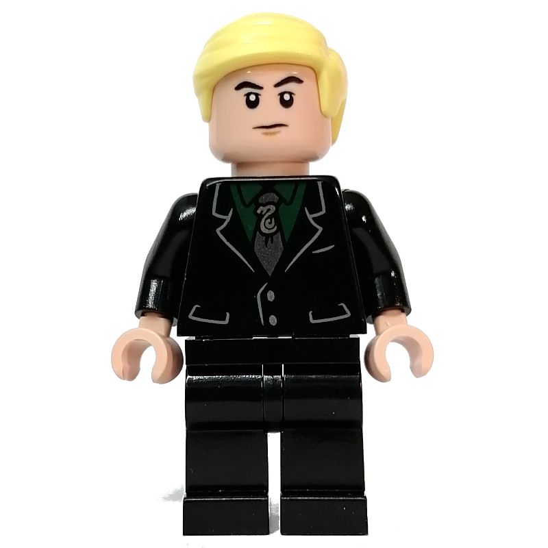 LEGO Draco Malfoy, Black Jacket, Dark Green Shirt, Black Legs (fig-013040)