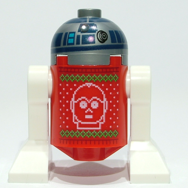 LEGO Astromech Droid, R2-D2, Red Holiday Sweater (fig-013050)