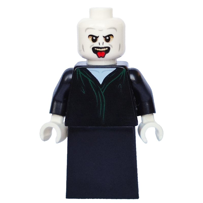 LEGO Voldemort, Black Robes, Sticking Out Tounge (fig-013057)