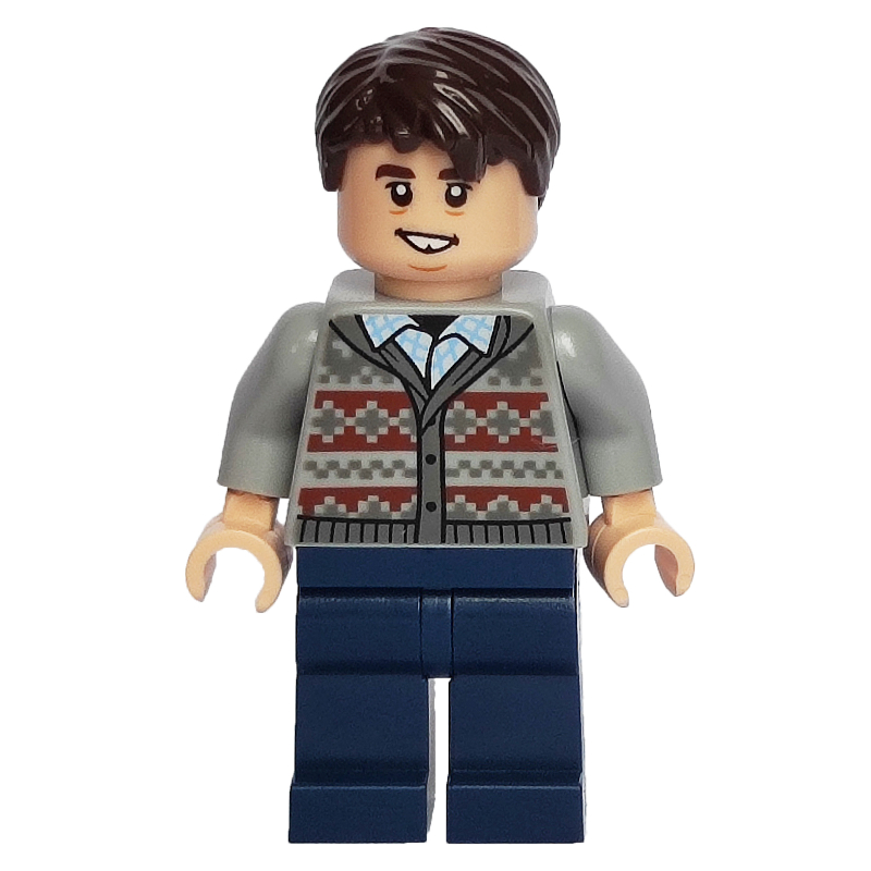 LEGO Neville Longbottom, Light Bluish Gray Sweater, Dark Blue Legs (fig-013061)