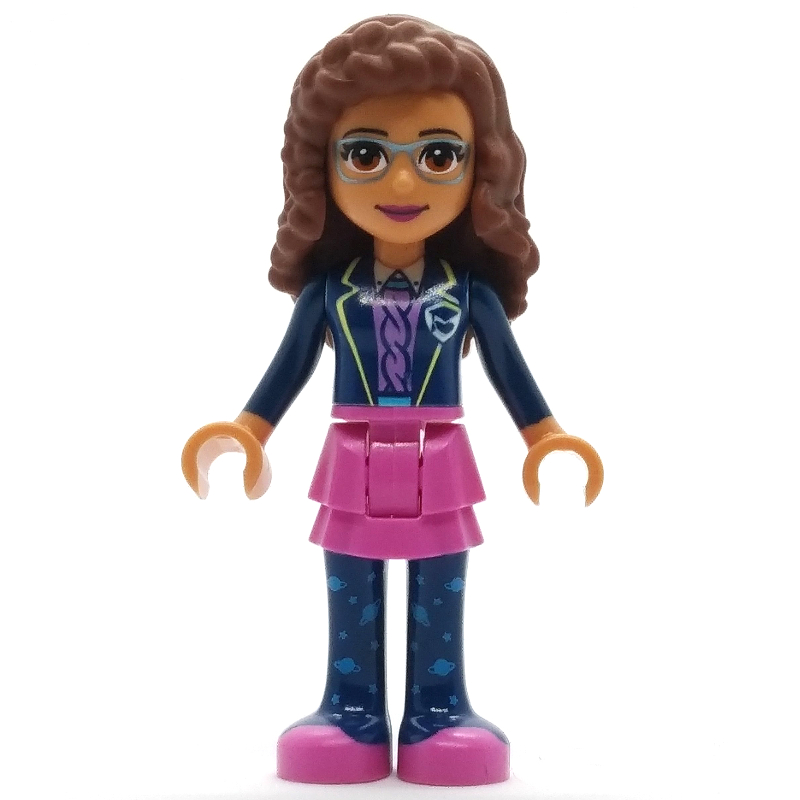 LEGO Olivia - Dark Blue Jacket, Dark Pink Skirt (fig-013092)