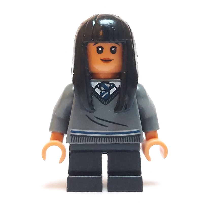 LEGO Cho Chang - Dark Bluish Grey Sweater, Black Legs, Plastic Hair (fig-013103)