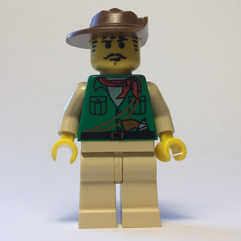 LEGO Johnny Thunder, Plain Legs (Expedition) (fig-013168)