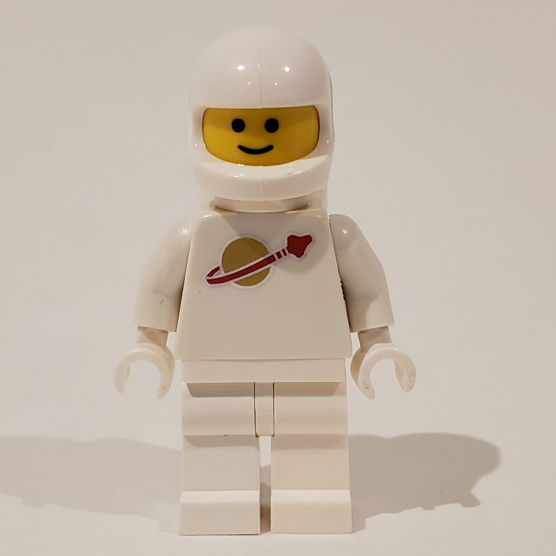 LEGO Classic Spaceman, White with Airtanks (2446 Helmet) (3626c Head) (3883a Airtank) (fig-013170)
