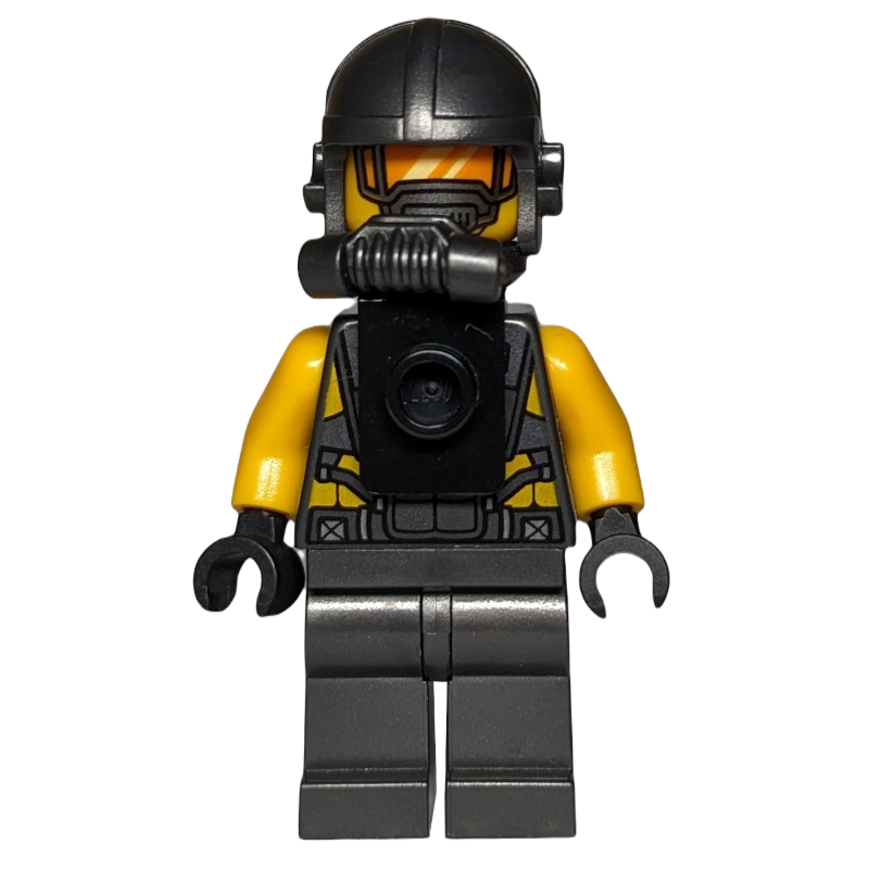LEGO AIM Agent with Neck Bracket at Front (fig-013186)