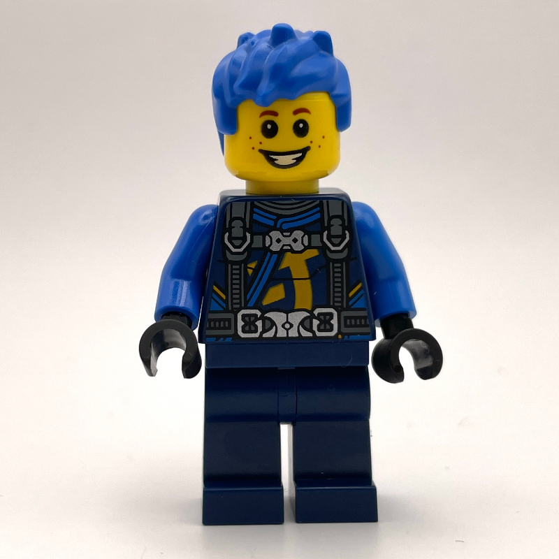 LEGO Galatic Mission Astronaut, Blue Hair (fig-013243)