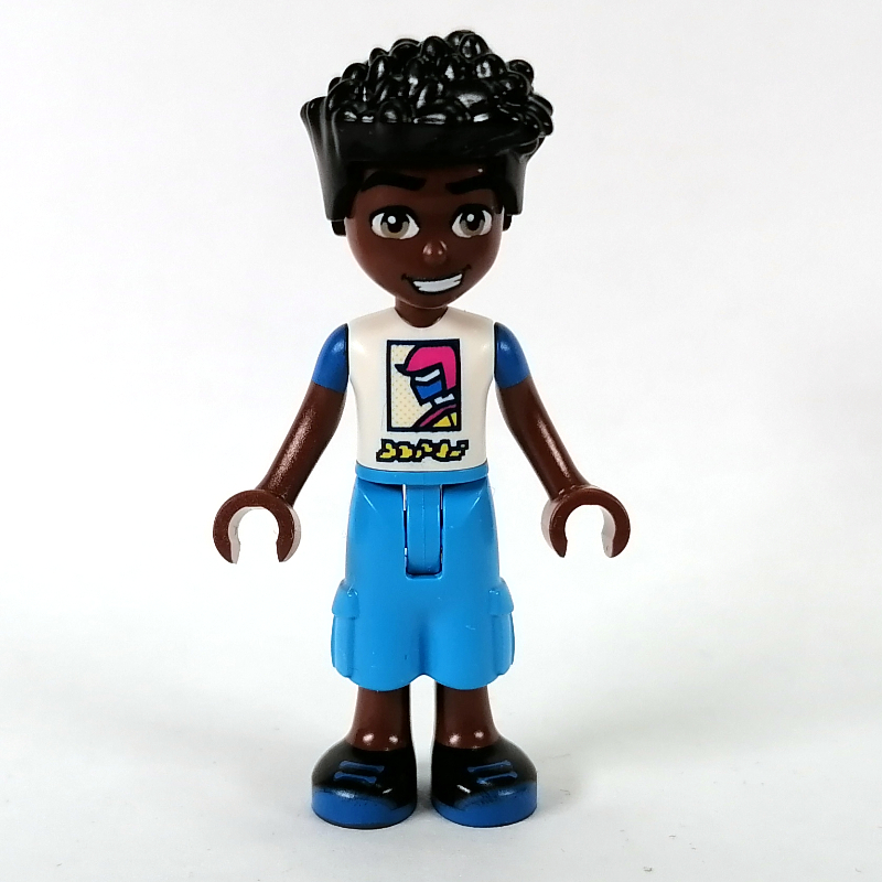 LEGO Zac - White Top, Medium Azure Pants (fig-013250)