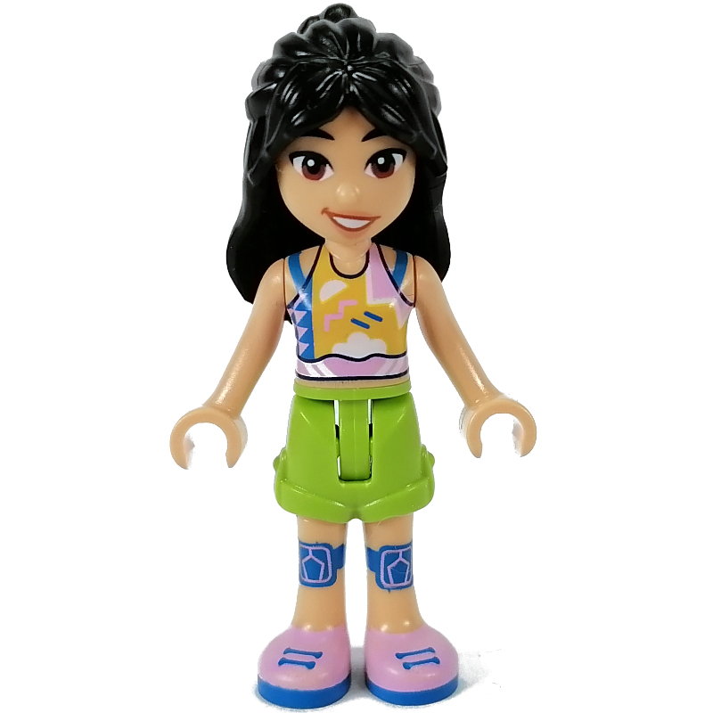 LEGO Liann - White Top, Lime Pants (fig-013251)
