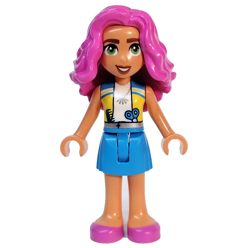 LEGO Nadia - White Top, Dark Azure Skirt (fig-013255)